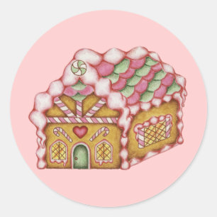 Christmas Gingerbread House Sticker