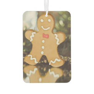 Christmas gingerbread man air freshener