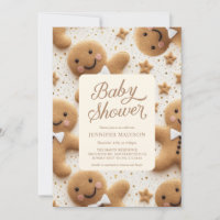 Christmas Gingerbread Man Baby Shower