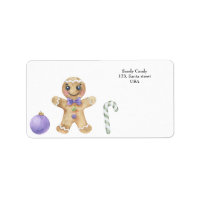 Christmas gingerbread man cookie