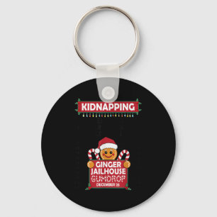 Christmas Gingerbread Man Ginger Jailhouse Kidnapn Keychain