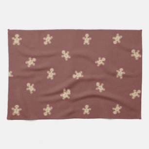 Christmas Gingerbread Man Kitchen Towel