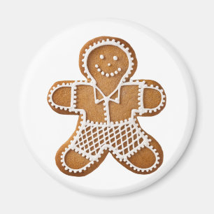 Christmas Gingerbread Man Magnet