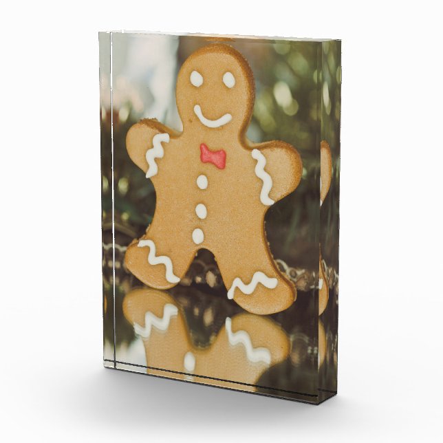 Christmas gingerbread man photo block (Right)