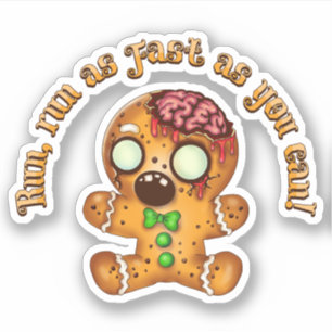 Christmas Gingerbread Man Zombie