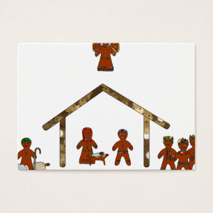 christmas gingerbread nativity