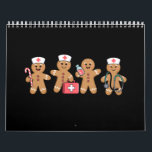 Christmas Gingerbread Nurse Team Crew Gifts Calendar<br><div class="desc">Christmas Gingerbread Nurse Team Crew Gifts</div>