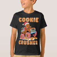 Christmas Gingerbread Pajamas Cookie Crusher Monst