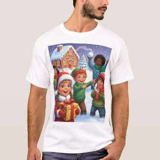 Christmas Gingerbread Play T-Shirt