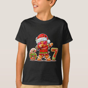 Christmas Gingerbread Six Seven 67 Ice Cream Drip T-Shirt