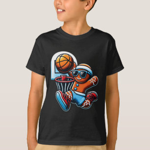 Christmas Gingerbread Sketll Christmas For Men Boy T-Shirt