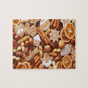 Christmas Gingerbread & Sweets Jigsaw Puzzle