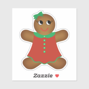 Christmas Gingerbread  Woman Contour