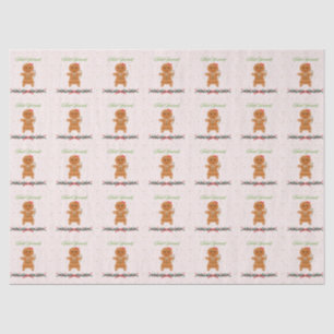Christmas Gingerbread Woman Tissue Paper