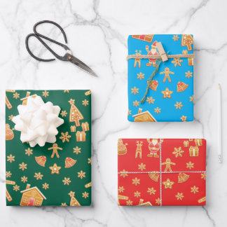 Christmas Gingerbread Wonderland  Wrapping Paper Sheet