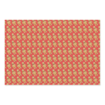Christmas Gingerbread - Wrapping Paper Sheets