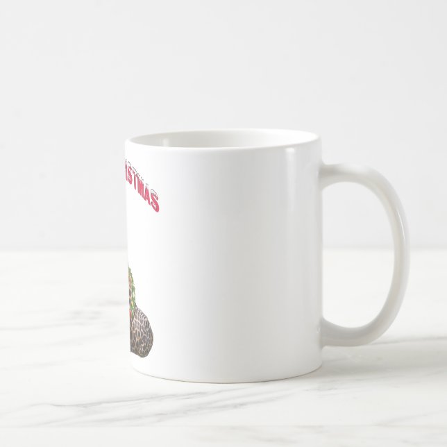 Christmas Giraffe Coffee Mug (Right)