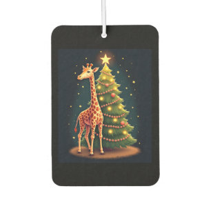 Christmas Giraffe Official Tree Topper Funny Tall  Air Freshener