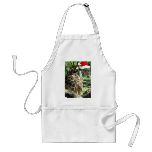 Christmas Giraffe Standard Apron