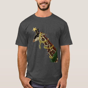 Christmas giraffe T-Shirt