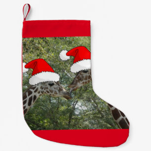 Christmas Giraffes Small Christmas Stocking