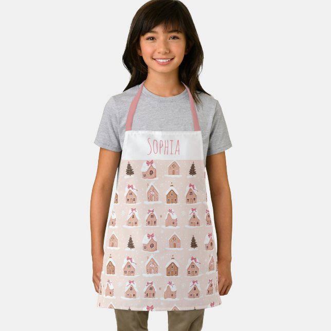 Christmas Girl Apron Baking & Cooking Christmas (Insitu)