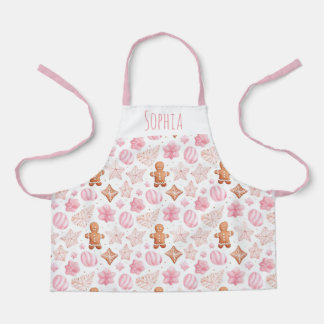 Christmas Girl Apron Baking & Cooking Gingerbread