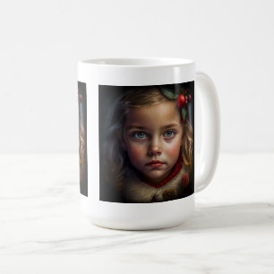 Christmas Girl Classic Mug, 15 oz  Coffee Mug