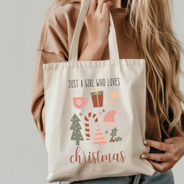 Christmas Girl Tote Bag (Creator Uploaded)