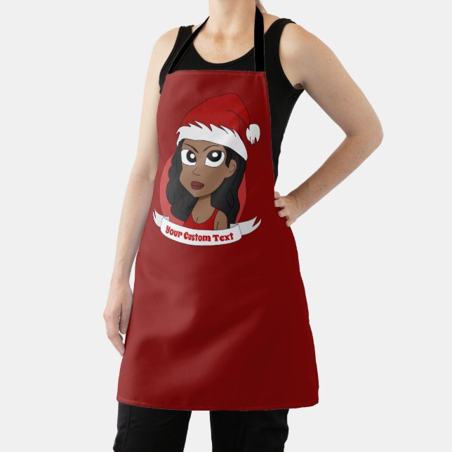 Christmas girl / young woman cartoon apron (Insitu)