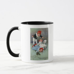 Christmas GladnessIce Skating Kids Collapse Mug