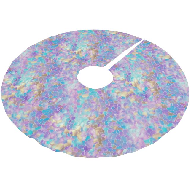 Christmas Glam Tree Skirt (Angled)