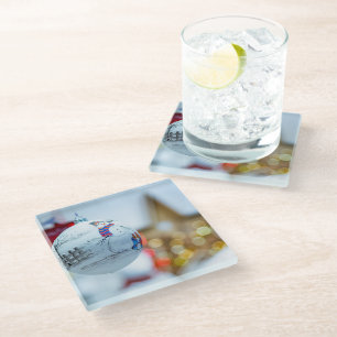 Christmas Glass Coaster