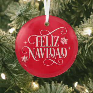 Christmas Glass Tree Ornament