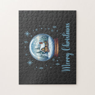 Christmas Globe Snow Magic Jigsaw Puzzle
