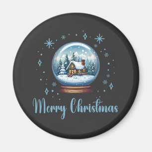 Christmas Globe Snow Magic Magnet