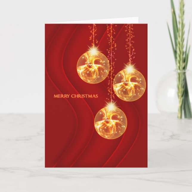 Christmas Glow Holiday Card (Front)