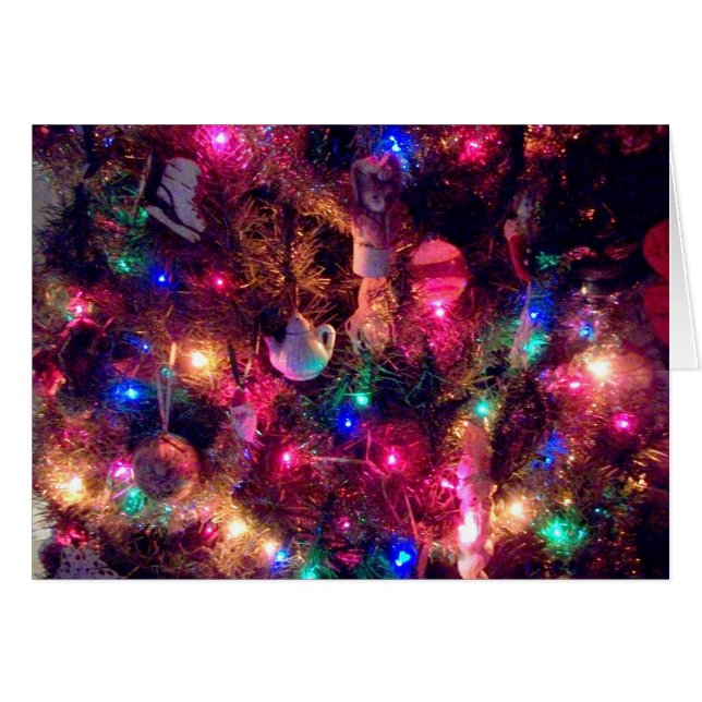 'Christmas Glow' Holiday Card - Beauty and Magic (Front Horizontal)