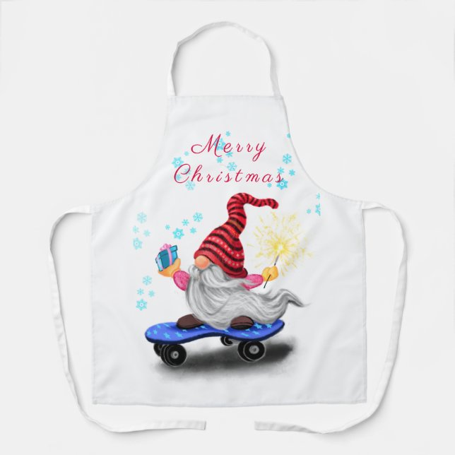 Christmas Gnome Apron (Front)
