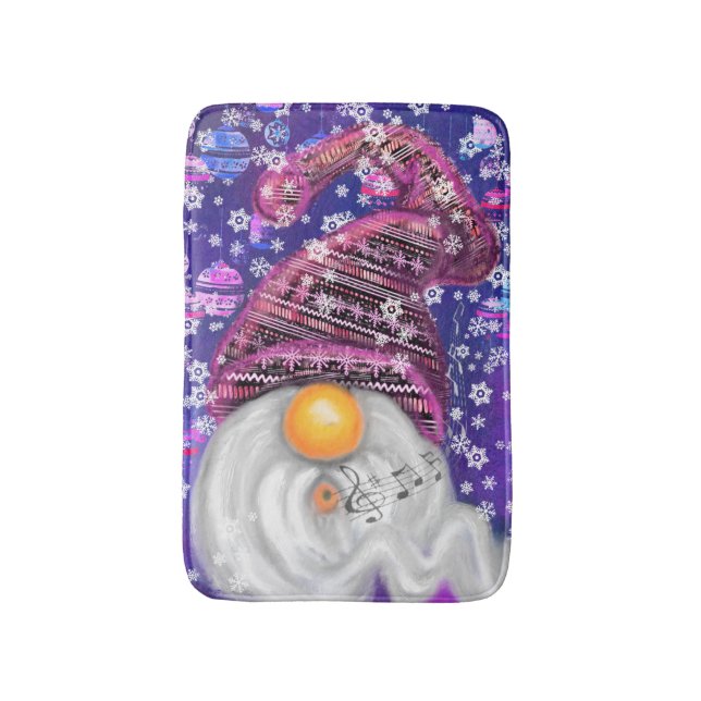 Christmas Gnome Bath Mat (Front Vertical)