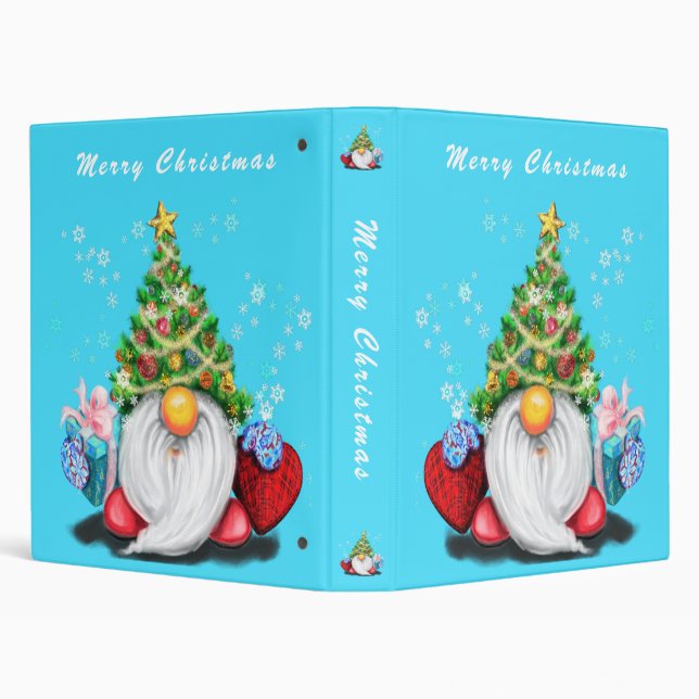 Christmas Gnome Binder (Background)