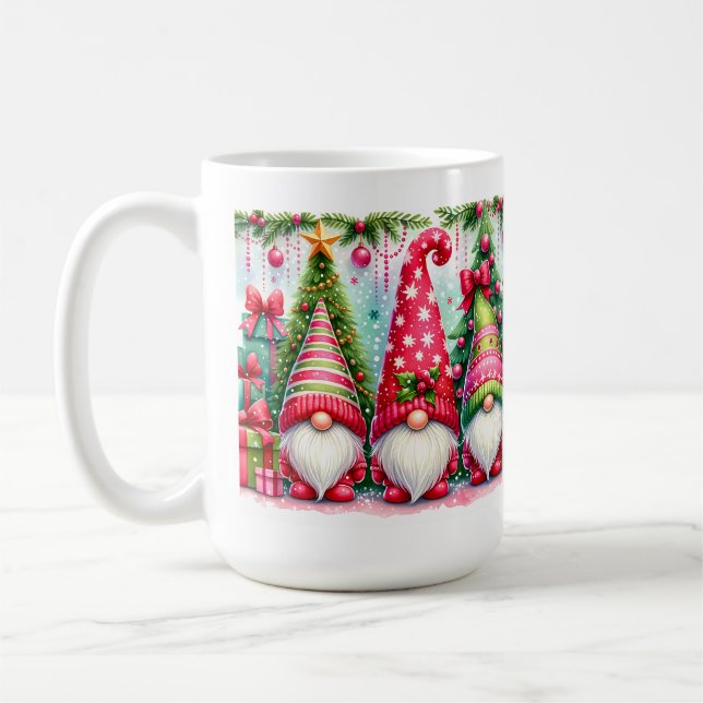 Christmas Gnome Coffee Mug (Left)