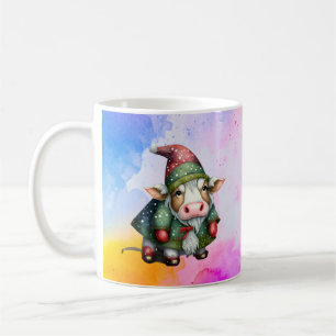 Christmas Gnome Cow Design-83456 Coffee Mug