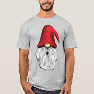 Christmas Gnome Face T-Shirt