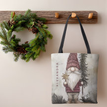 Christmas Gnome for the Holidays Custom Name 