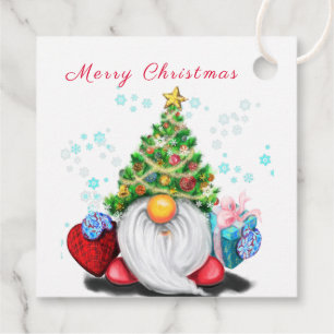 Christmas Gnome Gift Tags