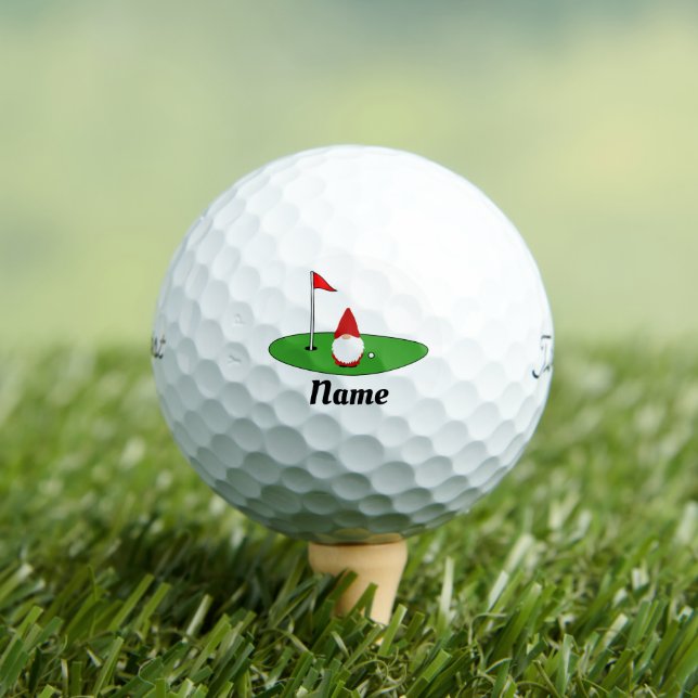 Christmas gnome Golf Balls Gift Box Set (Insitu Tee)