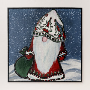 CHRISTMAS GNOME  JIGSAW PUZZLE