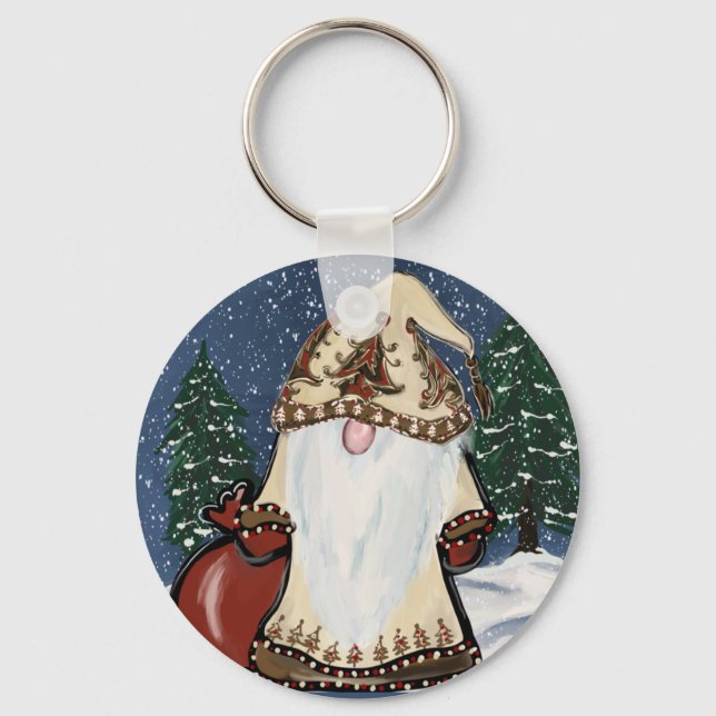 CHRISTMAS GNOME    KEYCHAIN (Front)