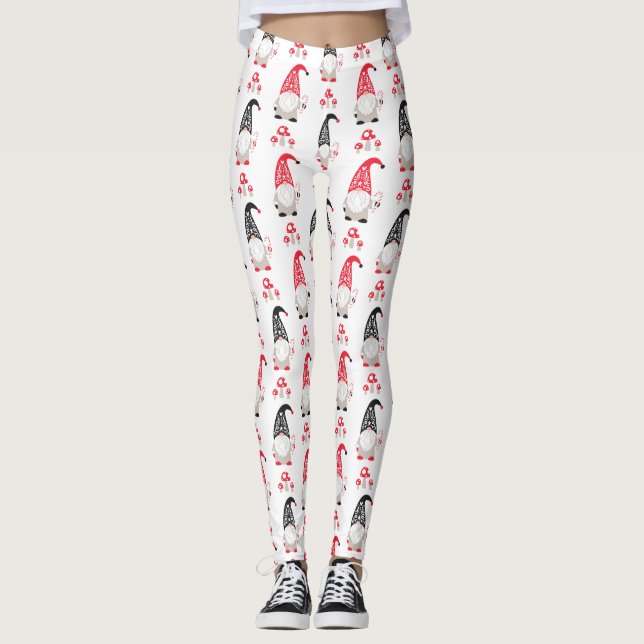 Christmas Gnome Leggings (Front)